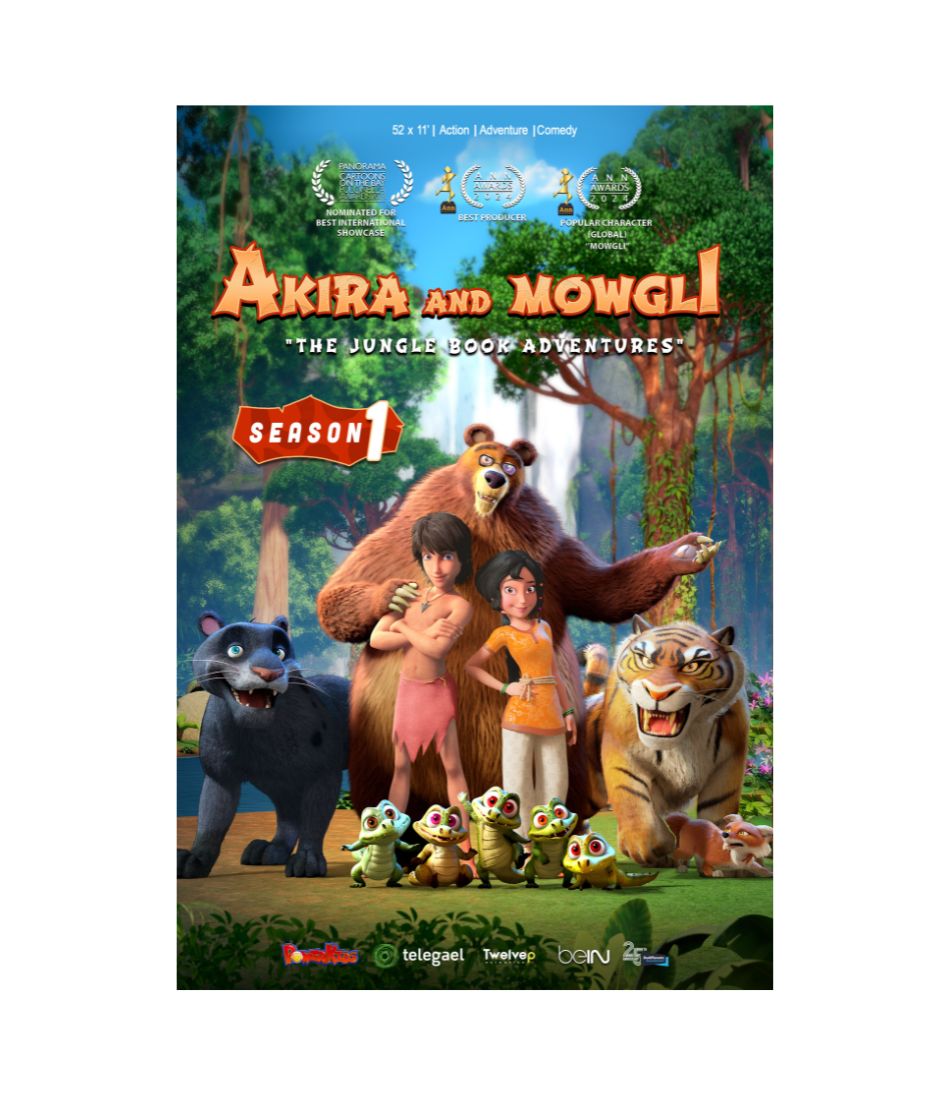 TwelveP Animation joins Powerkids Entertainment Singapore to co-produce the first international animated series from Abu Dhabi - 'Adventures of Akira & Mowgli'